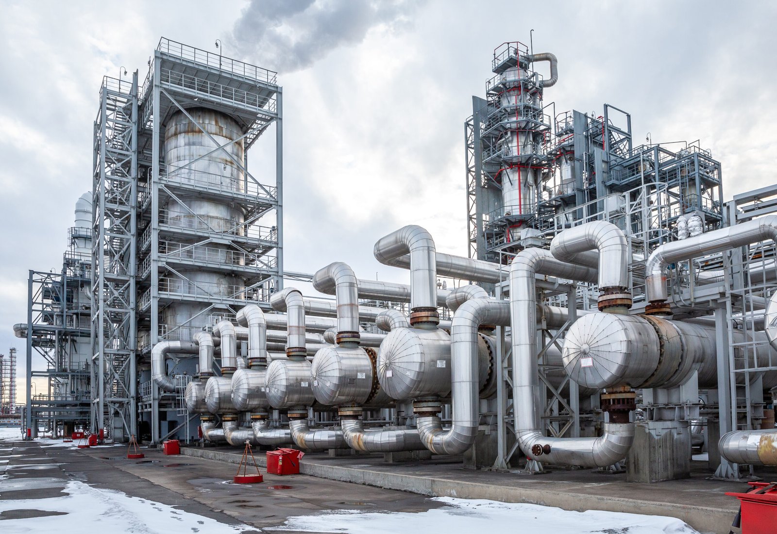 Robotic arm operating in an industrial energy facility showcasing advanced automation technologies for improved efficiency and safety.