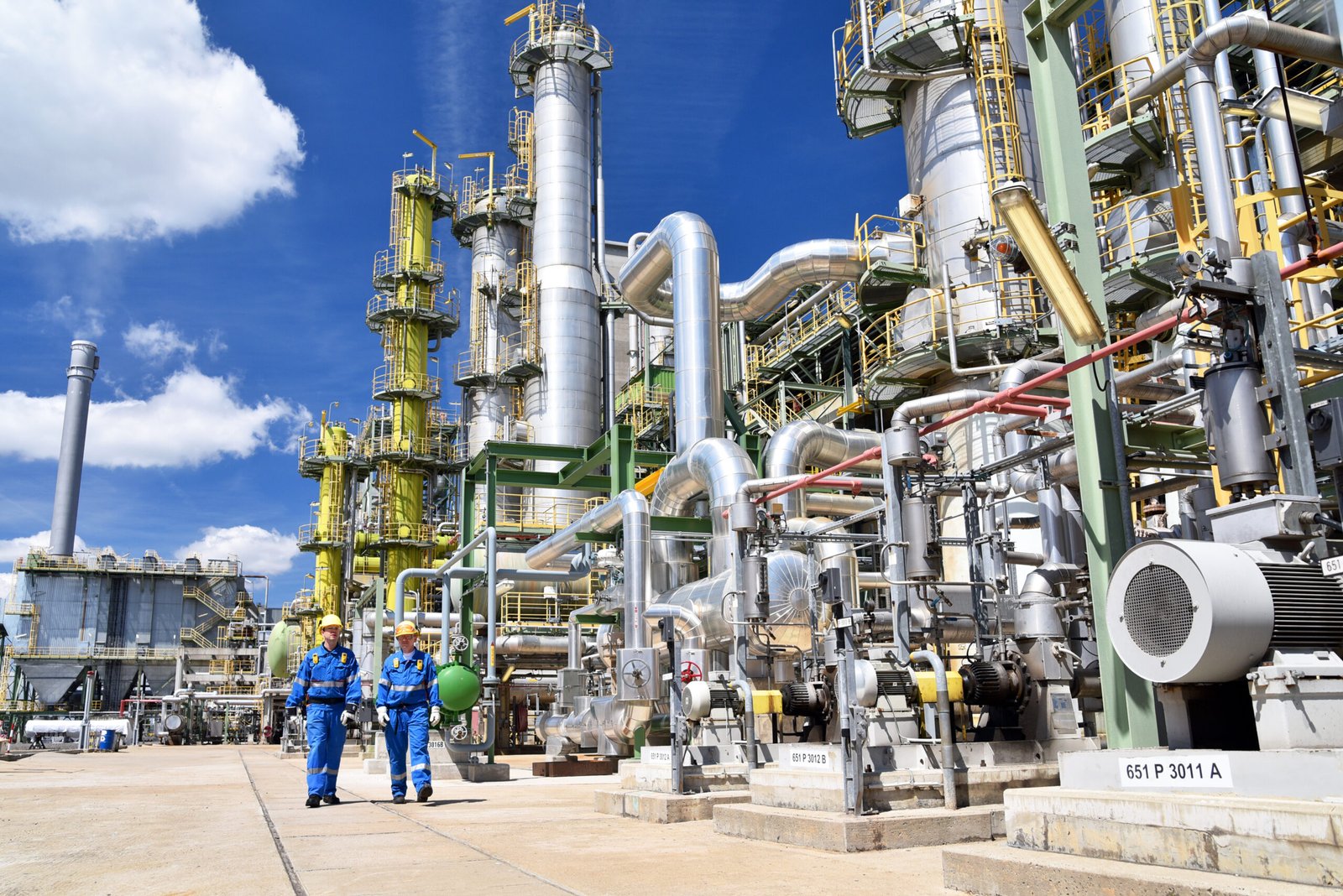 Modern oil and gas plant showcasing advanced systems and technologies for Oil and Gas Automation.